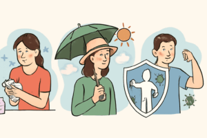 Read more about the article 편평사마귀 예방과 재발 방지를 위한 생활 속 위생, 자외선, 면역 관리